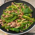akiyomama's cooksnap of when they made ピーマン沢山豚肉のチンジャオロース.