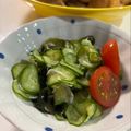 ☆はなちゃん☆☆'s cooksnap of when they made わかめ＆キュウリ＆しらす の酢の物.