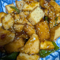 エスペロス's cooksnap of when they made お手軽♪厚揚げと鶏胸肉のオイスター炒め.