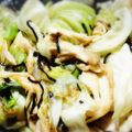あおいりん's cooksnap of when they made キャベツと舞茸の塩昆布バター炒め.