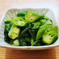 かなりんココりん's cooksnap of when they made 小松菜とおくらのおひたし.