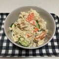 柴犬のくまちゃん🐕's cooksnap of when they made おからしっとりポテトサラダ風.