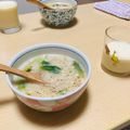 あやか1120's cooksnap of when they made 健康的にダイエット＊オートミール中華粥.