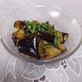 めみたん☆'s cooksnap of when they made 揚げ焼き茄子のからし酢醤油和え.