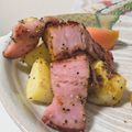 NAGANO久留米's cooksnap of when they made じゃが芋とベーコンのガーリック炒め:-).