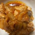 手抜きクック's cooksnap of when they made お手軽煮込み♪手羽元（鶏）のキムチ煮.
