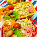 U☆kaoru's cooksnap of when they made シロさんの鮭と卵と胡瓜で作るちらし寿司.