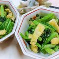 みっちゃん❇️68's cooksnap of when they made 小松菜と油揚げのごま和え.