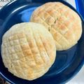 usamaru93☆'s cooksnap of when they made ホットケーキミックスで可愛いメロンパン.