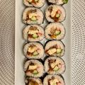 エリィガガ's cooksnap of when they made 初めてでも巻ける！簡単♬恵方巻き・太巻き.