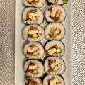 エリィガガ's cooksnap of when they made 初めてでも巻ける！簡単♬恵方巻き・太巻き.