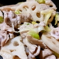 Ｍぱん's cooksnap of when they made 蓮根と豚のとろみネギ塩焼き.