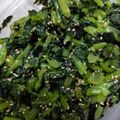 kyokoha's cooksnap of when they made ほうれん草(小松菜)と海苔のごま和え.