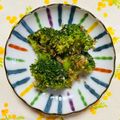 チェックのミニくま's cooksnap of when they made レンジで簡単♪ブロッコリーのおひたし.