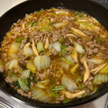 オメナパイストス's cooksnap of when they made 簡単♡豚ひき肉と白菜ともやしのあんかけ.