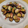 ♡ナムギュ♡'s cooksnap of when they made なすとベーコンで和の副菜.