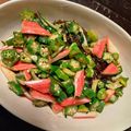 さとるぅ。's cooksnap of when they made もずくとオクラの中華サラダ.