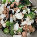 miwaco1207's cooksnap of when they made 長芋・おくら・納豆の和え物.