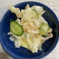 240915's cooksnap of when they made 白だしでキャベツ大量消費の浅漬風サラダ.