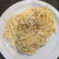 orangeぽっけ's cooksnap of when they made ワンパン！生クリーム不要カルボナーラ.
