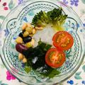 チェックのミニくま's cooksnap of when they made 心太サラダ.