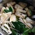 ☆hikonyan☆'s cooksnap of when they made 簡単 小松菜 えのき 油揚げの お吸い物.