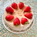 ひさピー's cooksnap of when they made ＊苺のベイクドチーズケーキ＊.