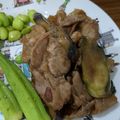 cookまゆまゆ's cooksnap of when they made 豚こまと茄子の肉味噌炒め.
