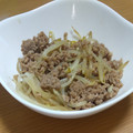 えりこ82☆'s cooksnap of when they made もやしとひき肉の甘辛炒め。お弁当、丼にも.