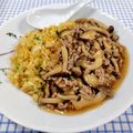在宅勤務のおじさん's cooksnap of when they made キノコたっぷり あんかけチャーハン.