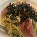 rug7's cooksnap of when they made アボカド×クリームチーズの和風パスタ.