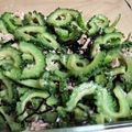 mochu★'s cooksnap of when they made ゴーヤとツナの塩昆布和え.