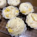 かずちゃんovo's cooksnap of when they made ふわふわ、さつま芋蒸しパン。.