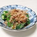ぱふ's cooksnap of when they made オクラにカツオ節乗っけて.