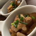 MULA's cooksnap of when they made お酢で柔らか時短☆豚肩ロース大根の甘辛煮.