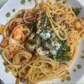ちか※＾▽＾※'s cooksnap of when they made 海老のトマトクリームパスタ.