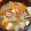 ぱにぱる's cooksnap of when they made とん汁風・・・お味噌汁.
