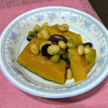 ちかぱる's cooksnap of when they made しっとり美味☆かぼちゃとお豆の煮物.