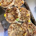 432164's cooksnap of when they made ＊豆腐入りいわしハンバーグ＊.