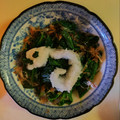 白いぐれーぷ's cooksnap of when they made ほうれん草に大根おろしと鰹節を乗せて♡.