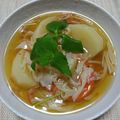 コネコリン's cooksnap of when they made カブとカニカマのあんかけ煮.