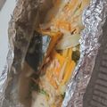 はるちゃん☆'s cooksnap of when they made むね肉と野菜のホイル焼き❤味噌マヨソース.