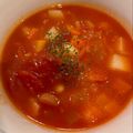 うめきち０２１１'s cooksnap of when they made 簡単おいしい！トマト缶でミネストローネ.