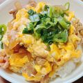 sanahey530's cooksnap of when they made とろ～り卵🍲麺つゆで簡単親子とじ😋親子丼.