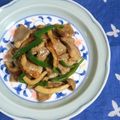 mmameco's cooksnap of when they made 豚肉＆ちくわ＆ピーマンのオイポン炒め.