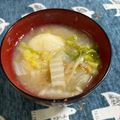 ankotetu's cooksnap of when they made 具は白菜だけ～　我が家のお雑煮.