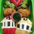 ともむす's cooksnap of when they made 烈車戦隊！トッキュウジャー キャラ弁.