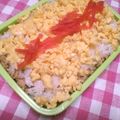 イノコ台所研究所's cooksnap of when they made 【弁当飯】鶏そぼろサンドdeそぼろ飯.