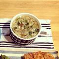 Uはる's cooksnap of when they made 餃子の具で中華スープ.