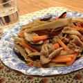 はっしーまま's cooksnap of when they made 豚こま肉のきんぴらごぼう.